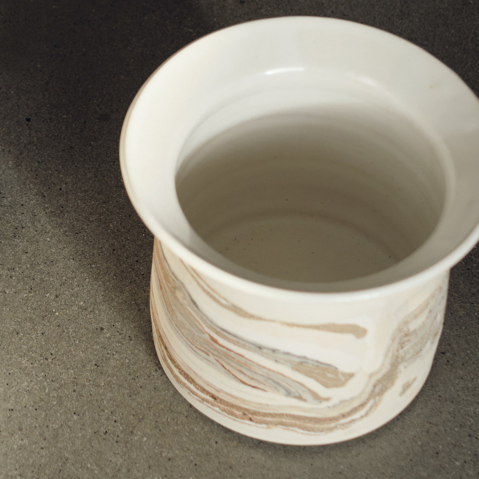 Nerikomi Collar Vase