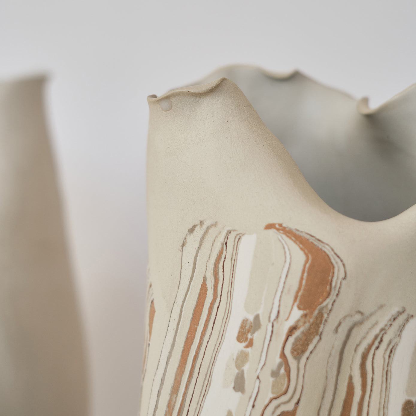 Curlicue Nerikomi Vase