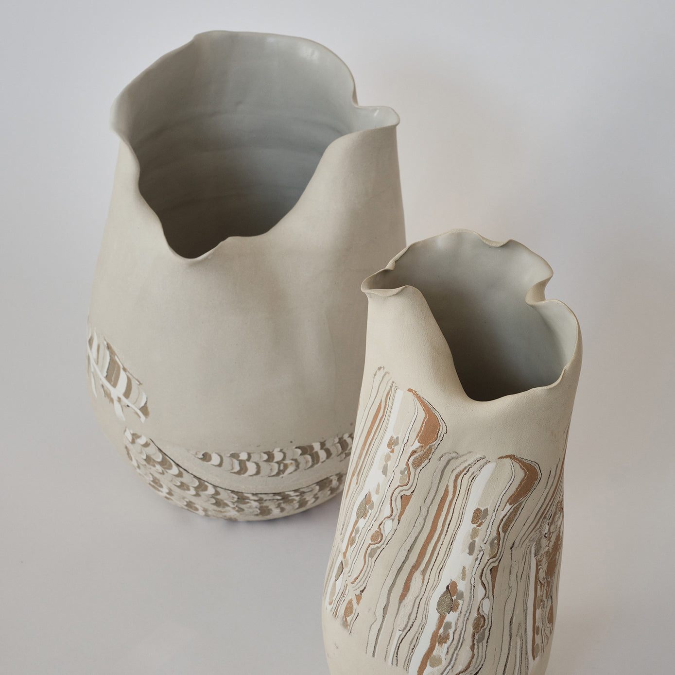 Curlicue Nerikomi Vase