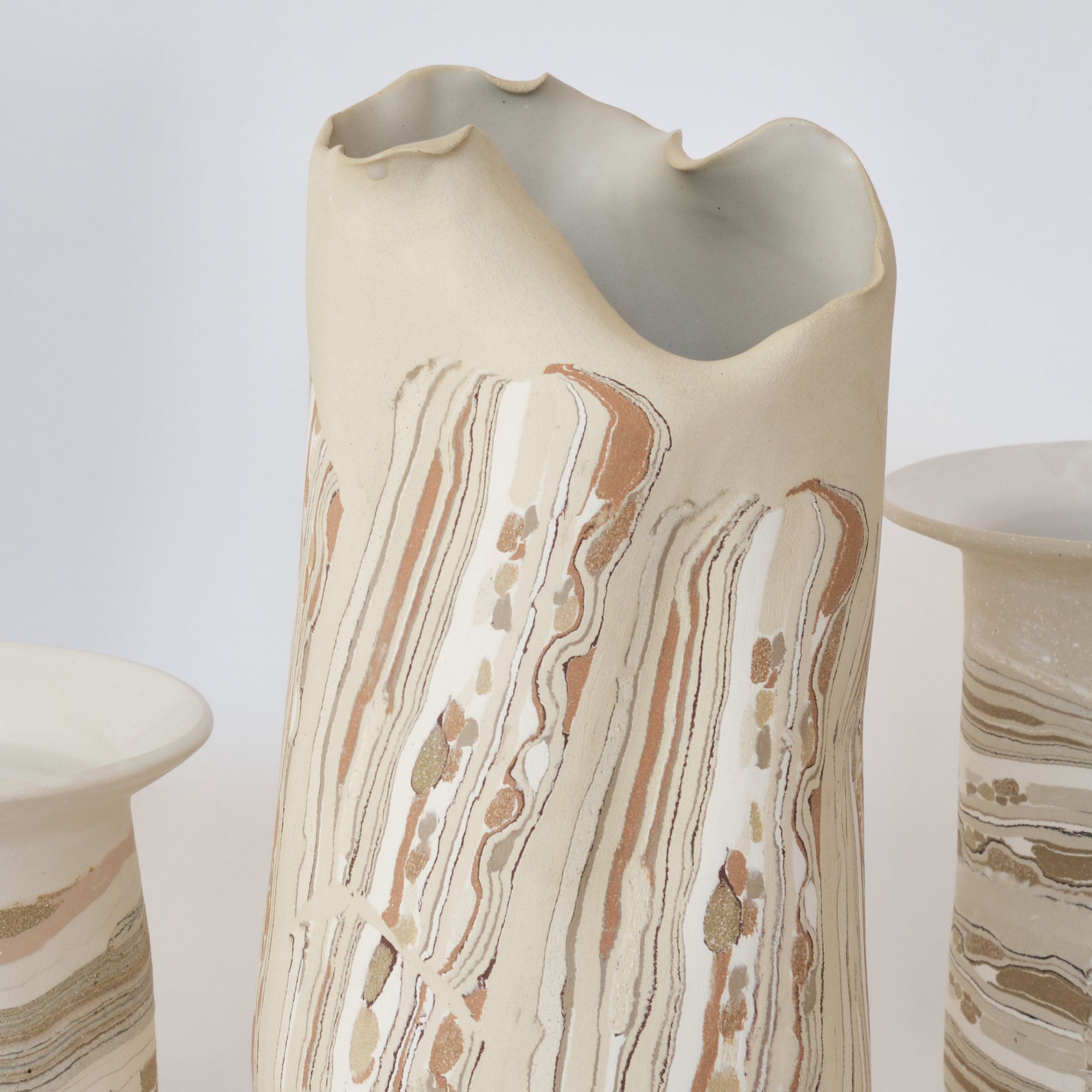 Curlicue Nerikomi Vase