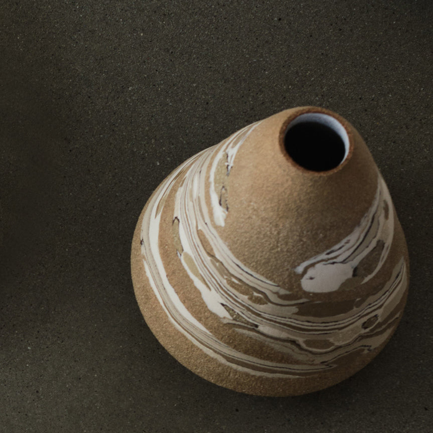 Teardrop Nerikomi Vase