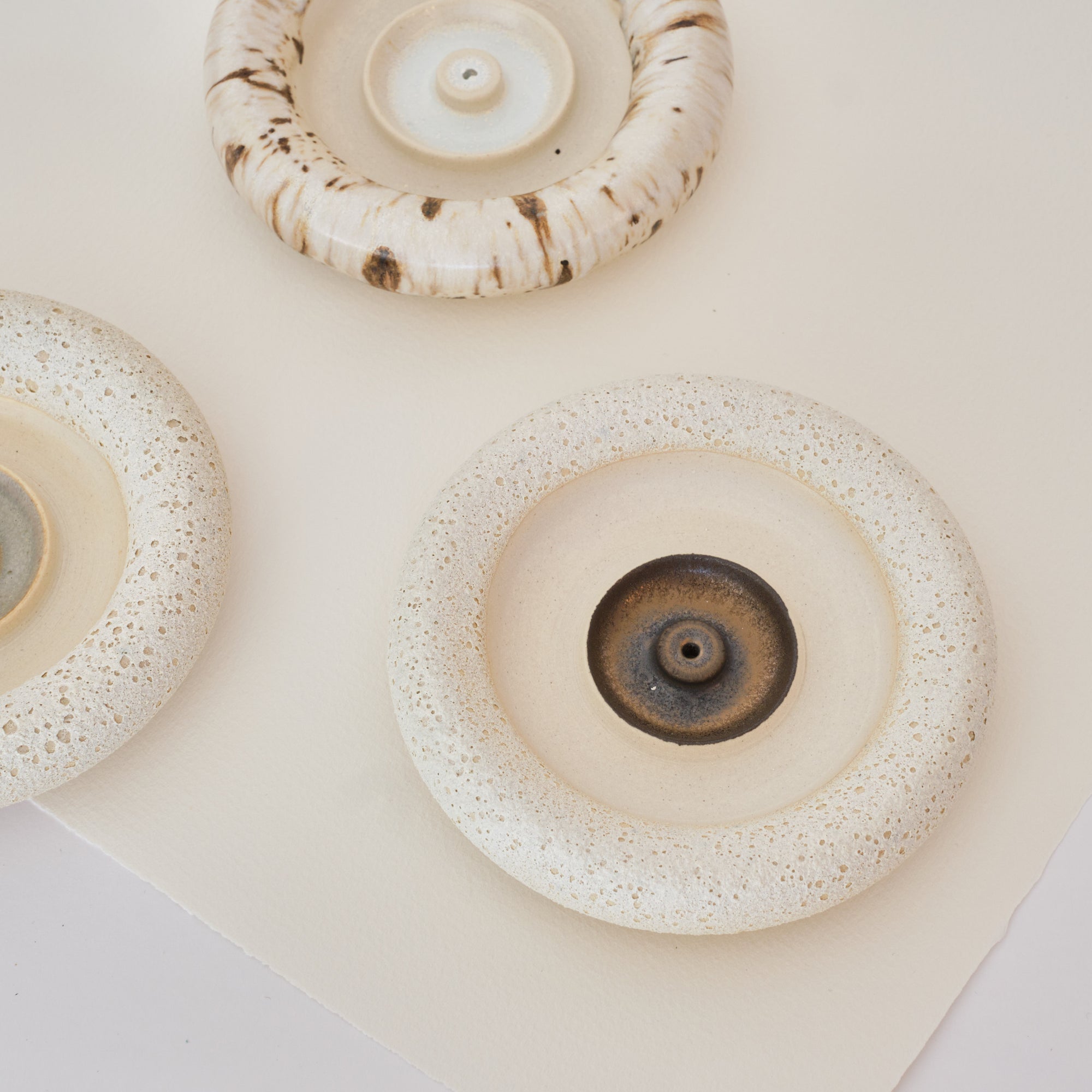 Sandstone Doughnut Incense Burner