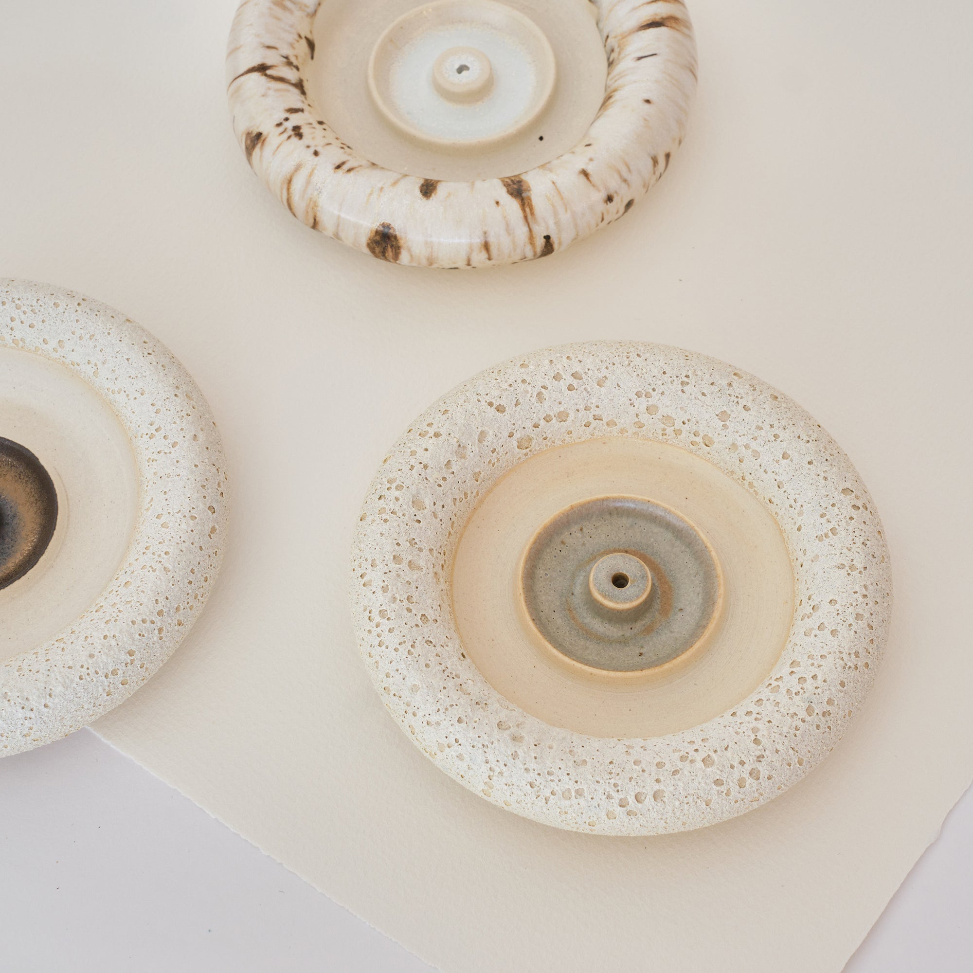 Sandstone Doughnut Incense Burner