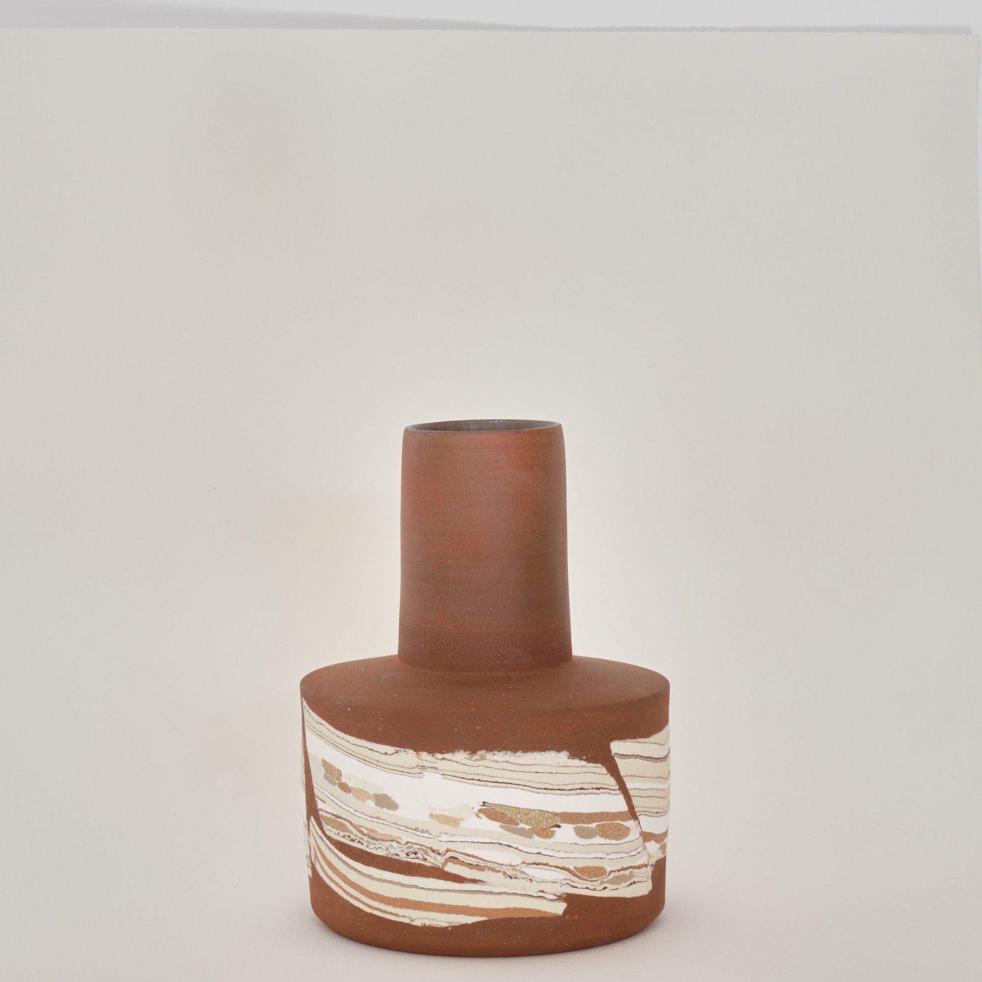 Retro Nerikomi Vase