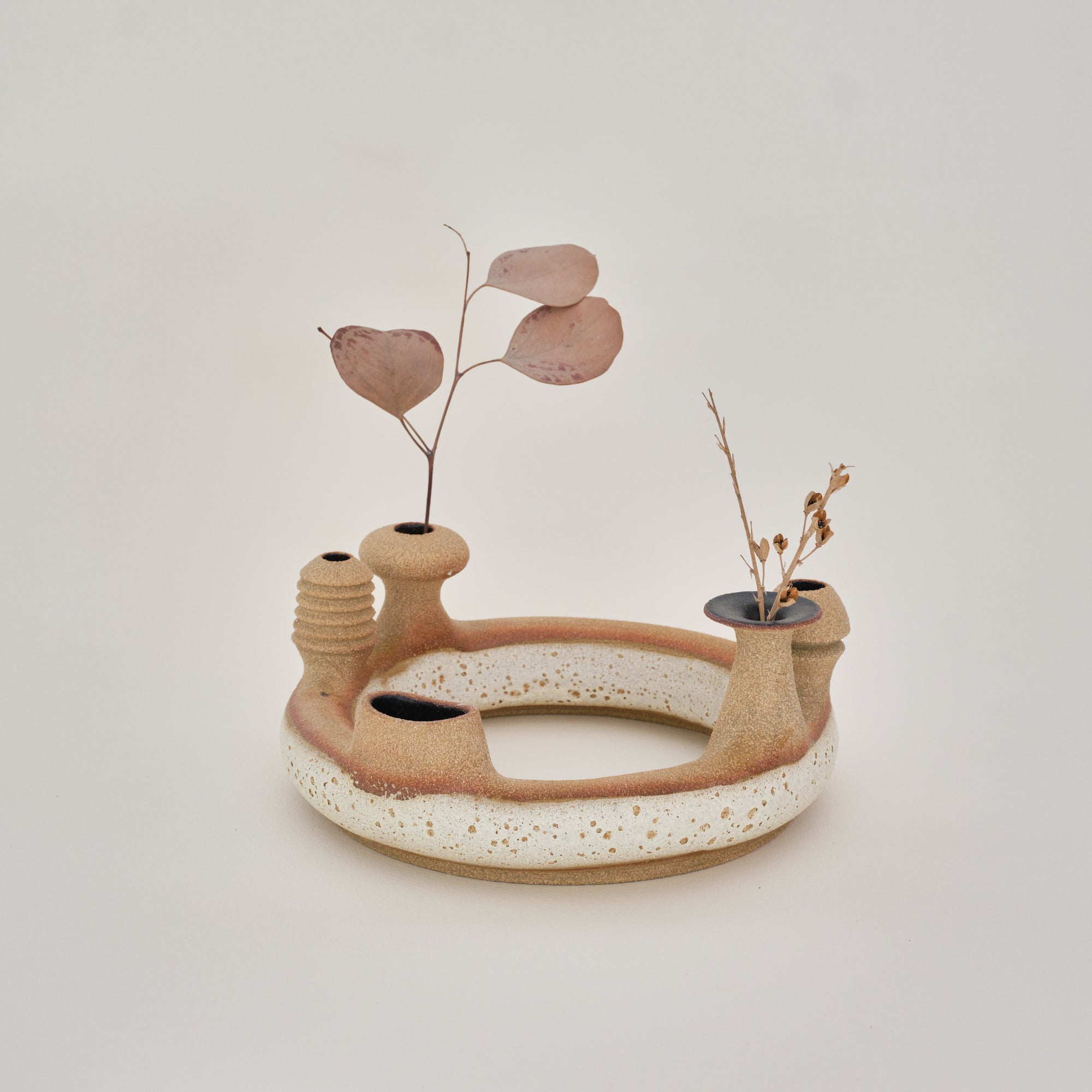 Lava Flower Ring Vase