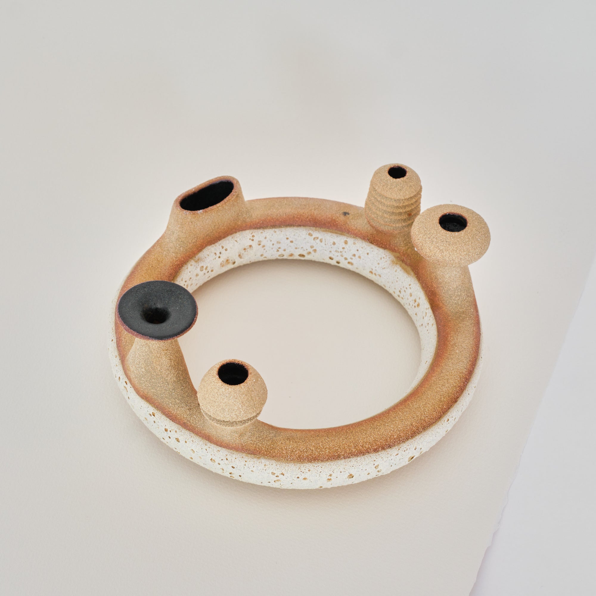 Lava Flower Ring Vase