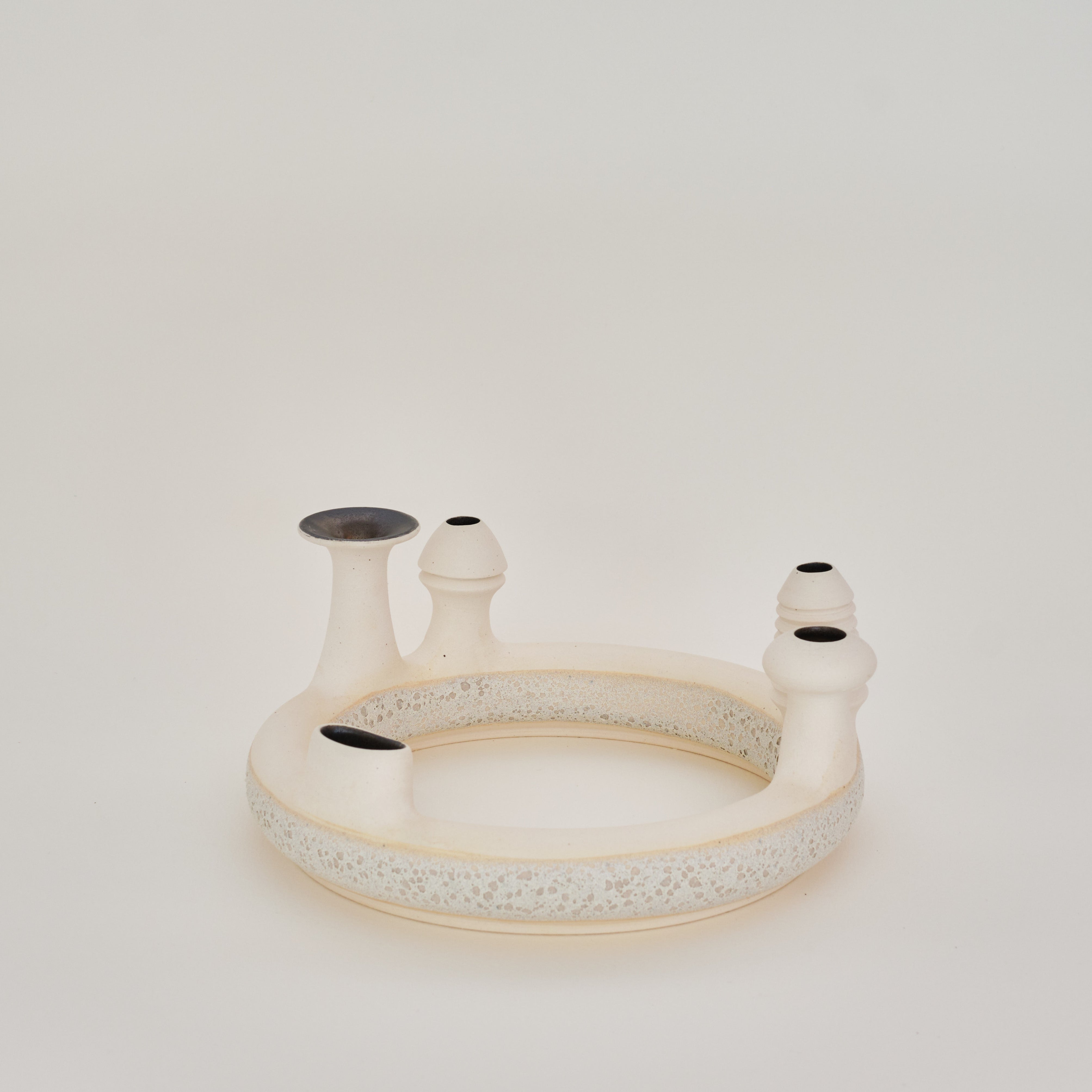 Sandstone Flower Ring Vase SWALŌ Ceramics