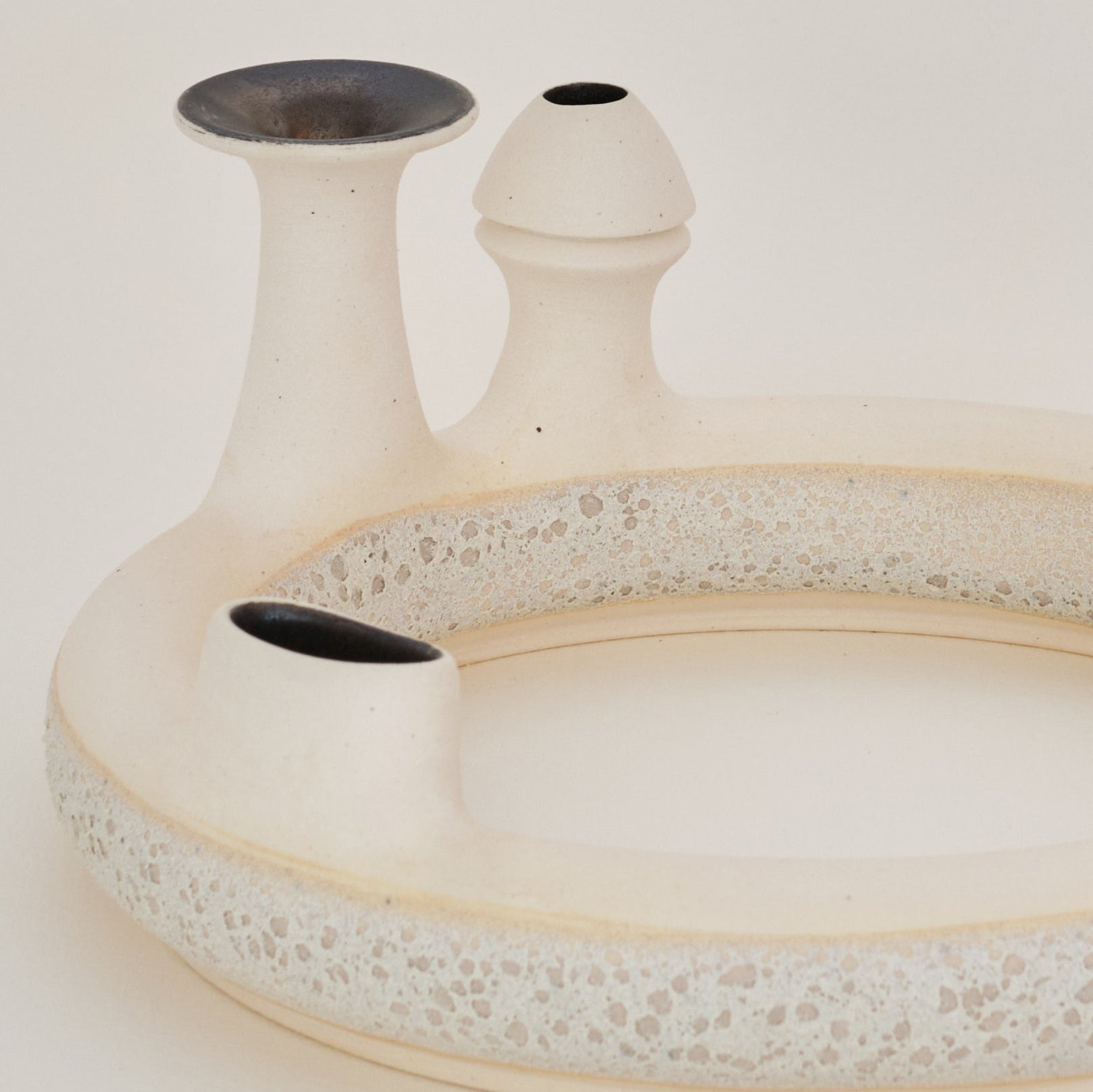 Sandstone Flower Ring Vase