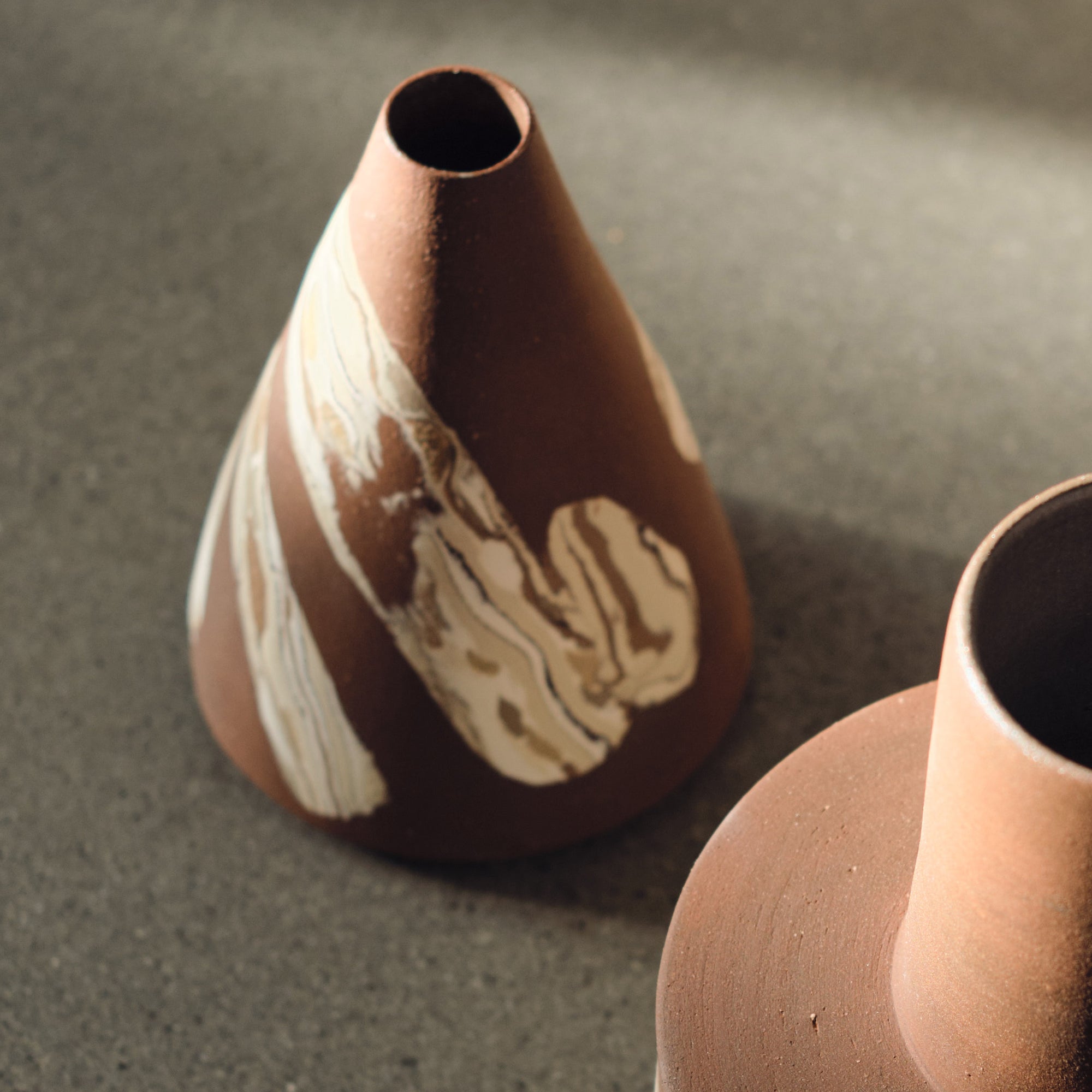 Teardrop Nerikomi Vase