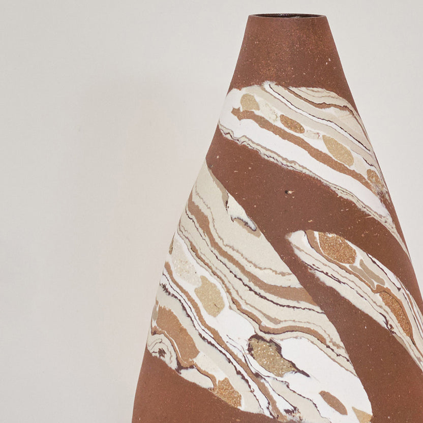 Teardrop Nerikomi Vase